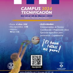 Cuota Tecnificació Setmana Santa 2024 50 €